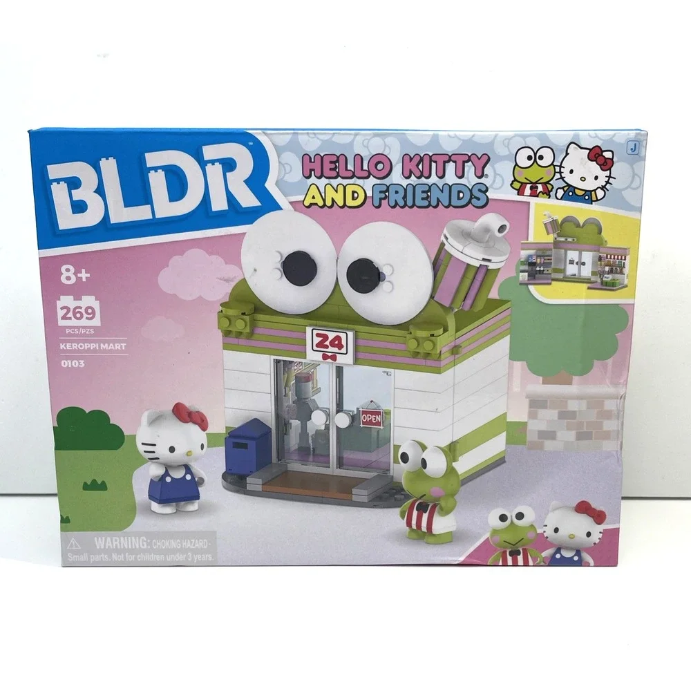BLDR 0103 Hello Kitty and Friends Keroppi Mart Building Set